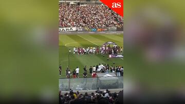 Marcelo Salas regresó al Monumental y así fue su saludo con los jugadores de Colo Colo