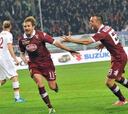 Un gol de Cerci, del Torino, frena el histórico récord del Roma