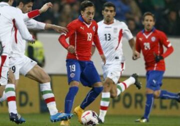 El primer amistoso con equipo completo de 2015 fue ante Irán. Sampaoli decidió presentar un equipo B y cayó derrotado por 2-0. 