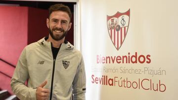 Layún, jugador del Sevilla.