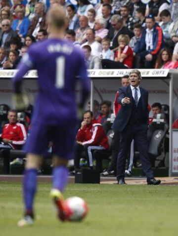 El emotivo último partido de Pellegrini con Manchester City