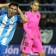 El Málaga se atascó ante el muro que plantó el Levante de Muñiz