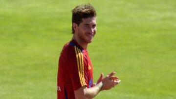 Último entrenamiento de España en Las Rozas antes de Eurocopa de 2012.