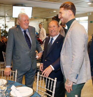 Emiliano, Gento y Sergio Ramos.
