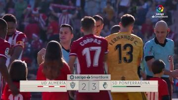 El Almería deja escapar la oportunidad de acercarse al Cádiz