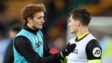 Josh Sargent colaboró con asistencia en la derrota del Norwich City ante el Liverpool