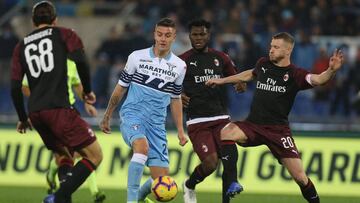Lazio - Milan: Horario, TV y cómo ver online la semifinal de Copa Italia