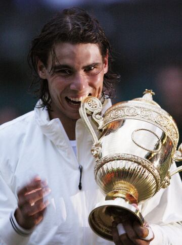 Nadal added the Wimbledon title to his 2008 tally a few weeks later in one of the greatest finals ever witnessed, eventually seeing off Roger Federer 6-4, 6-4, 6-7, 6-7, 9-7 in four hours and 46 minutes.