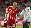 Robben y Boateng, lesionados