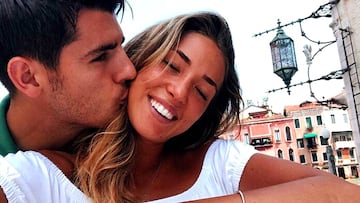 &Aacute;lvaro Morata y Alice Campello en Venecia antes de su boda