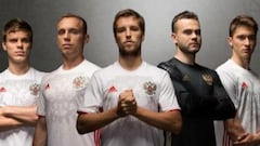 Las camisetas de las selecciones que jugarán la Copa Confederaciones