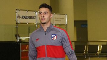 Mario Hermoso con el Atlético.