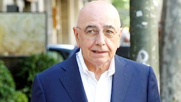 Galliani posa para AS en una pasada visita a Madrid.