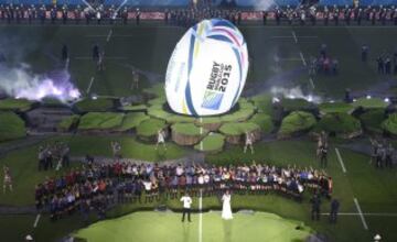 La inauguración del Mundial de Rugby en imágenes