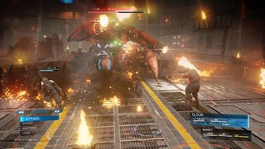 Los combates de FFVII Remake están basados en la acción