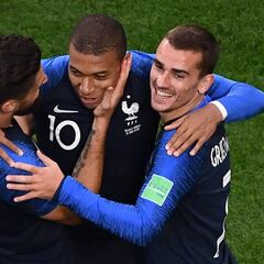 Las mejores imágenes del Francia 1-0 Perú