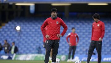 El Atleti trabajó en Stamford Bridge antes de la semifinal