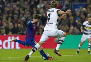 1-0. Messi marcó el primer gol.