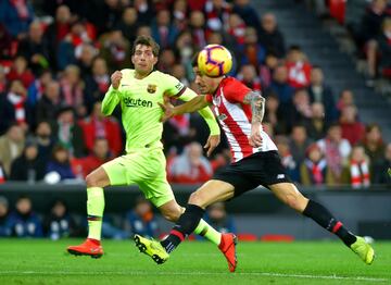 Sergi Roberto y Yuri Berchiche.