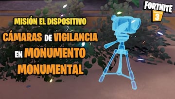 &iquest;D&oacute;nde est&aacute;n las c&aacute;maras de vigilancia en Monumento Monumental en Fortnite?