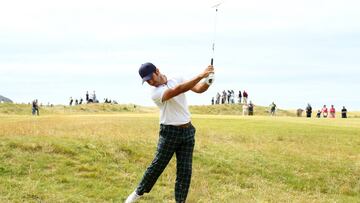 DONEGAL, IRELAND - JULY 08:   Jorge Campillo of Spain hits his second shot on the 18th hole during the final round of the Dubai Duty Free Irish Open at Ballyliffin Golf Club on July 8, 2018 in  Donegal, Ireland. (Photo by Jan Kruger/Getty Images)