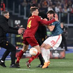 Diego Llorente, al ralentí