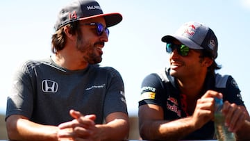 Fernando Alonso y Carlos Sainz.