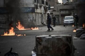 Las protestas contra el GP de Bahrain de Formula 1 en imágenes