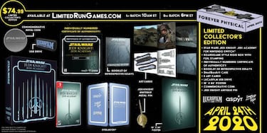 Star Wars Jedi Knight II y Jedi Academy, en formato físico para PS4 y Switch