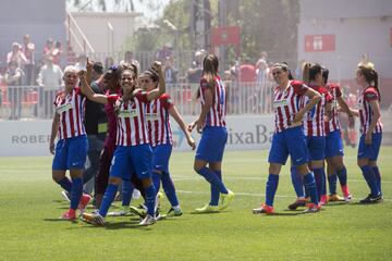A full house - 3,300 fans watched Atlético de Madrid Women win the league on home turf.