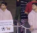 Fan de Messi viaja miles de millas para verlo en un juego de Inter Miami y su reacción se hace viral