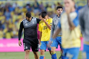 Fabio abandonó el partido contra el Alavés entre lágrimas tras aquella entrada de Guridi que sigue pagando. 