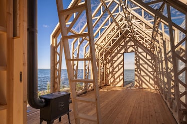 dormir con salida directa al agua.