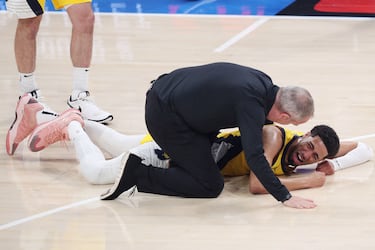 Tyrese Haliburton lideró a los Indiana Pacers a las Finales de la NBA durante las finales contra Oklahoma City Thunder tuvo diferentes dolencias en la pierna, pero el base forzó en el sexto partido que Indiana ganó forzando el séptimo, pero en el séptimo su pierna hizo basta y se rompió el tendón de Aquiles. Sus lágrimas conmocionaron al mundo del baloncesto y especialmente al estado de Indiaiana, que vieron a su estrella caer al parqué esfumándose así muchas de sus opciones por ganar el anillo.