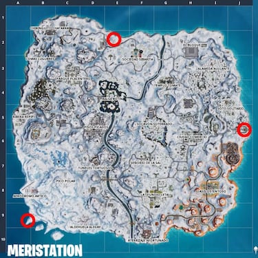 Desafío de Fortnite - Completa pruebas contrarreloj con un avión Alatormenta