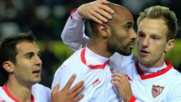 Kanouté pone al Sevilla en octavos de final de la Copa