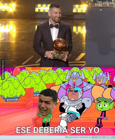 Los mejores memes del Balón de Oro 2023