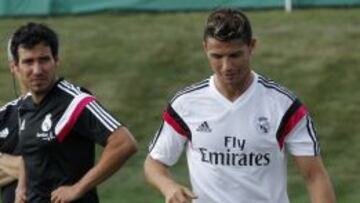 Cristiano siguió entrenándose en solitario al margen del grupo y tiene muy difícil llegar a jugar unos minutos ante el Manchester United