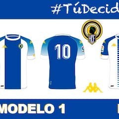 Hércules: Los socios ya pueden votar entre dos camisetas