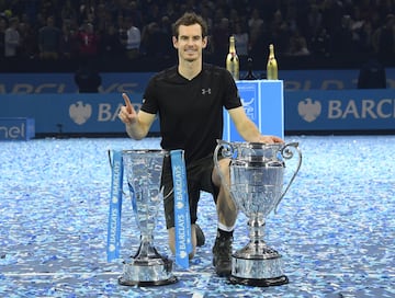En las ATP Finals. Venció a Djokovic en la final. Se llevó el trofeo de Maestros y además terminó el año como número 1 de la clasificación de la ATP.