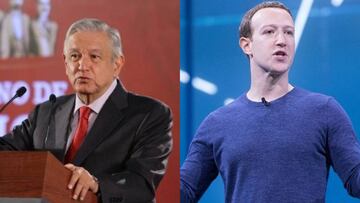 AMLO y Mark Zuckerberg 