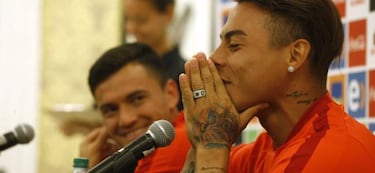 Vargas amenaza: "Esperamos jugar aún mejor ante Colombia"