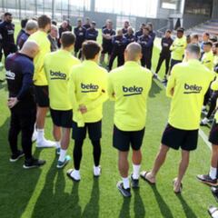 El Barcelona para la actividad de la primera plantilla