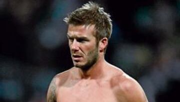 Beckham, con el Milán.