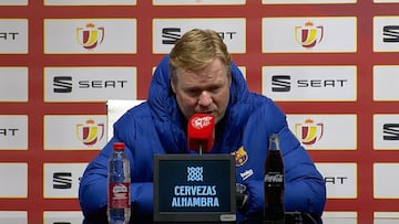 Koeman: "Sigo creyendo que no estamos para ganar los tres títulos"