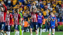  Cristian Calderon of Guadalajara during the game Tigres UANL vs Guadalajara, corresponding to first leg match of great final of the Torneo Clausura 2023 of the Liga BBVA MX, at Universitario Stadium, on May 25, 2023.
<br><br>
 Cristian Calderon de Guadalajara durante el partido Tigres UANL vs Guadalajara, Correspondiente al partido de Ida de la Gran final del Torneo Clausura 2023 de la Liga BBVA MX, en el Estadio Universitario, el 25 de Mayo de 2023.