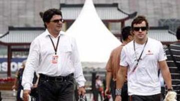 Luis García Abad, manager del piloto español Fernando Alonso.