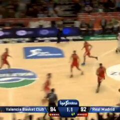 Llull's buzzer-beater with 1 sec to go, incredible 3-point winner!
