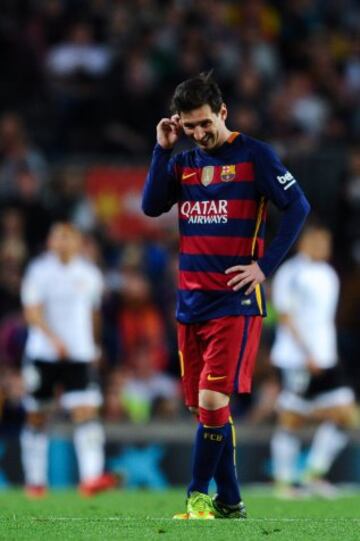 Messi aghast.