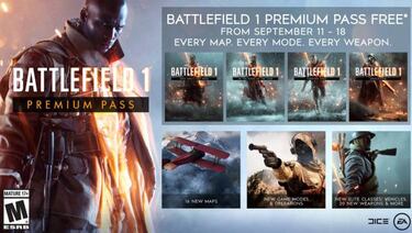 Battlefield 1 presenta su pase Premium gratis